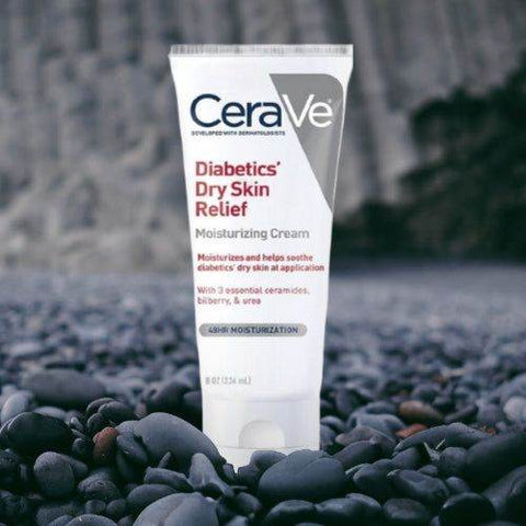 Cerave Diabetics Dry Skin Relief Moisturizing Cream Tube 236Ml - Vitamins House