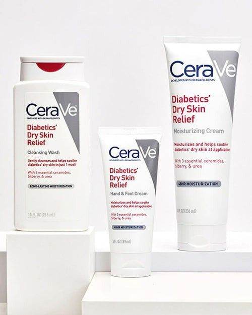 Cerave Diabetics Dry Skin Relief Moisturizing Cream Tube 236Ml - Vitamins House