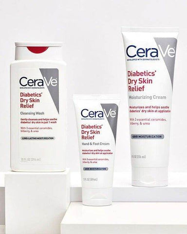 Cerave Diabetics Dry Skin Relief Moisturizing Cream Tube 236Ml - Vitamins House