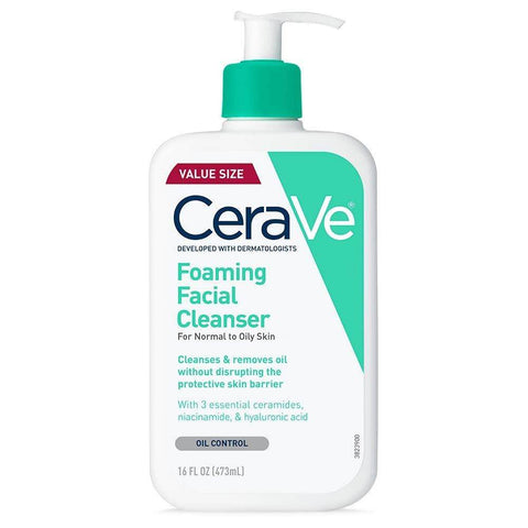 Cerave Foaming Facial Cleanser For Normal To Oily Skin 473Ml - Vitamins House