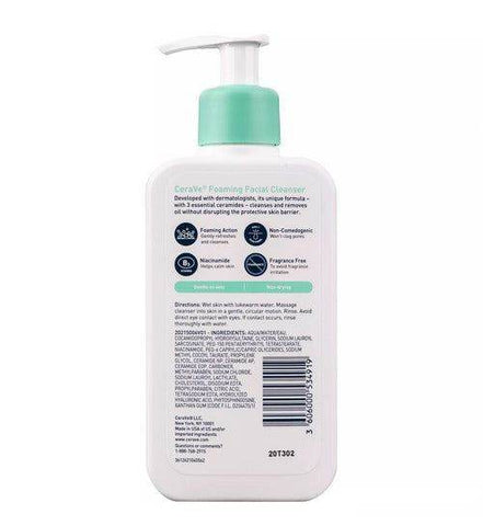 Cerave Foaming Facial Cleanser For Normal To Oily Skin 473Ml - Vitamins House
