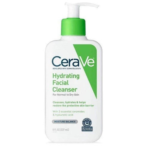 Cerave Hydrating Facial Cleanser For Normal To Dry Skin 237Ml - Vitamins House