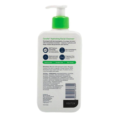 Cerave Hydrating Facial Cleanser For Normal To Dry Skin 87Ml - Vitamins House