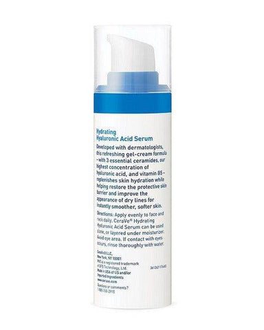 Cerave Hydrating Hyaluronic Acid Serum 30Ml - Vitamins House