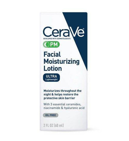 Cerave PM Facial Moisturizing Lotion Oil Free 60Ml - Vitamins House