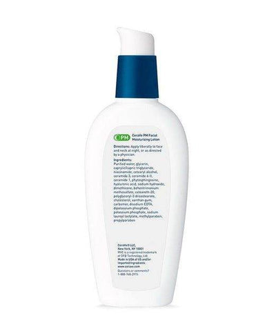 Cerave PM Facial Moisturizing Lotion Oil Free 60Ml - Vitamins House