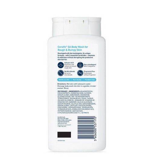 Cerave Sa Body Wash For Rough & Bumpy Skin 296Ml - Vitamins House