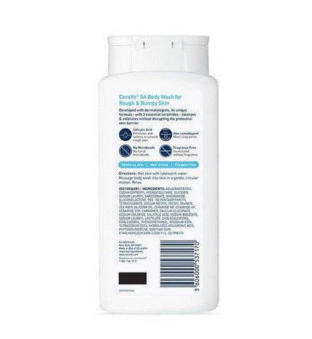Cerave Sa Body Wash For Rough & Bumpy Skin 296Ml - Vitamins House