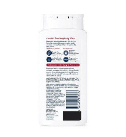 Cerave Soothing Body Wash For Very Dry Skin 296Ml - Vitamins House