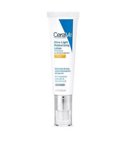 Cerave Ultra Light Moisturizing Lotion With Sunscreen Spf 30 For Normal To Oily Skin 50Ml - Vitamins House
