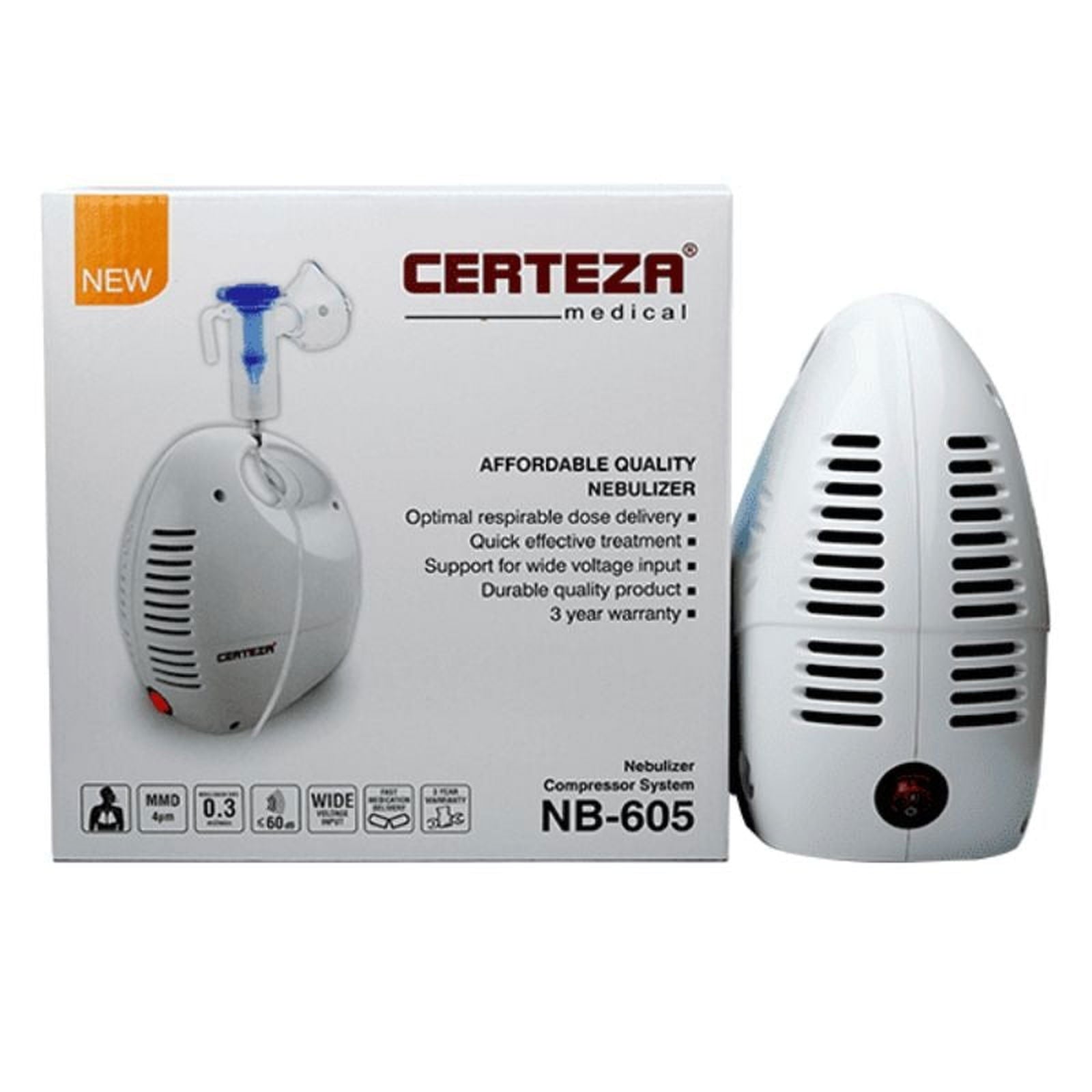 Certeza Nebulizer Compressor System NB-605 - Vitamins House