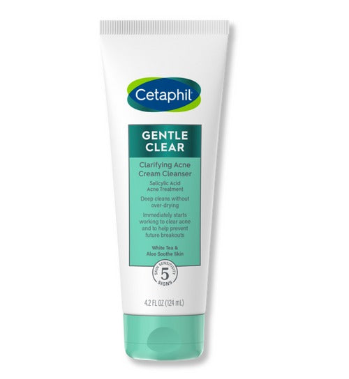 Cetaphil Gentle Clear Clarifying Acne Cream Caleanser 124Ml