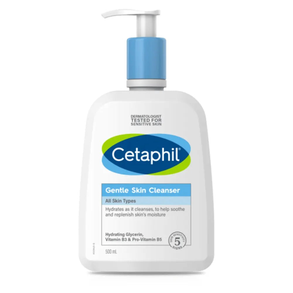 Cetaphil Gentle Skin Cleanser Face & Body For All Skin Types 500Ml