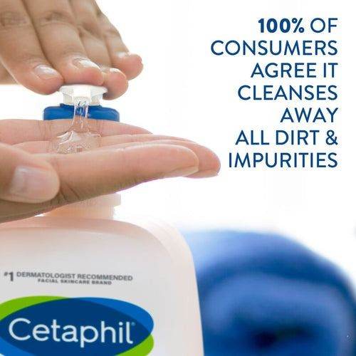 Cetaphil Daily Facial Cleanser Combination To Oily Sensitive Skin 237Ml - Vitamins House