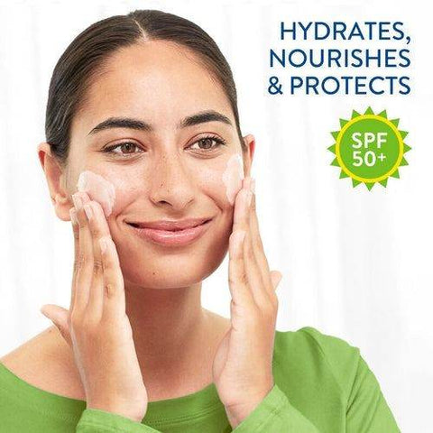 Cetaphil Daily Facial Moisturizer With Sunscreen Spf 50+ Dry To Normal Sensitive Skin 50Ml - Vitamins House
