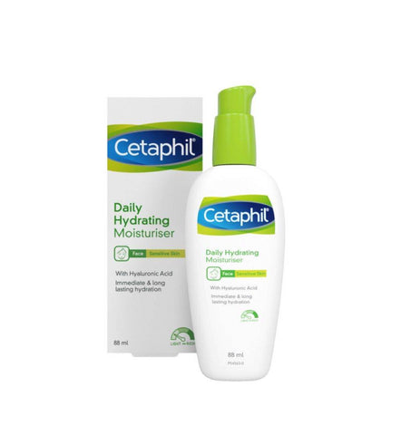 Cetaphil Daily Hydrating Moisturizer Face Sensitive Skin With Hyaluronic Acid 88Ml - Vitamins House
