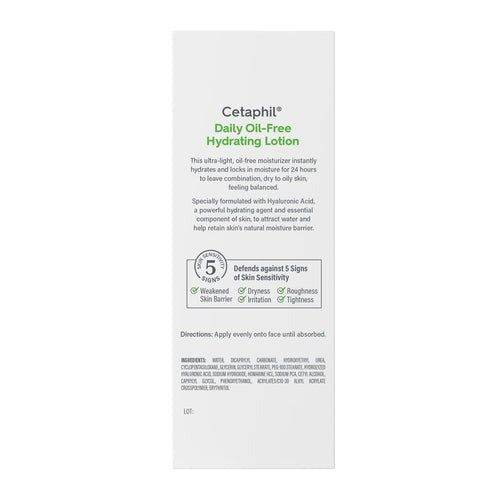 Cetaphil Daily Hydrating Moisturizer Face Sensitive Skin With Hyaluronic Acid 88Ml - Vitamins House