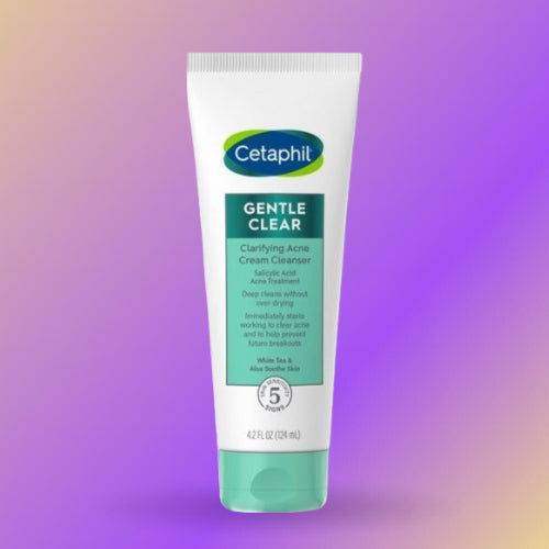 Cetaphil Gentle Clear Clarifying Acne Cream Caleanser 124Ml - Vitamins House
