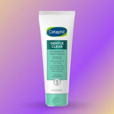 Cetaphil Gentle Clear Clarifying Acne Cream Caleanser 124Ml - Vitamins House