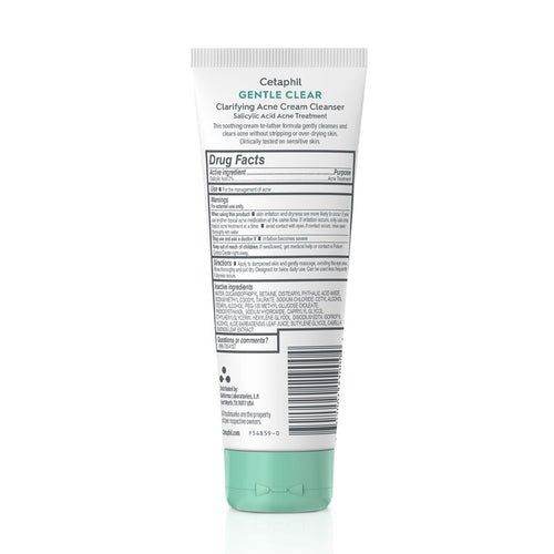 Cetaphil Gentle Clear Clarifying Acne Cream Caleanser 124Ml - Vitamins House
