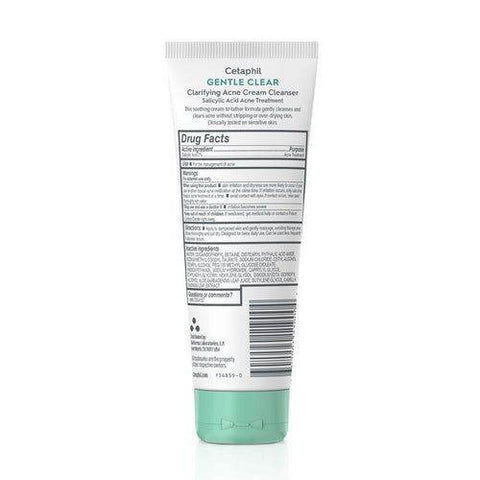 Cetaphil Gentle Clear Clarifying Acne Cream Caleanser 124Ml - Vitamins House