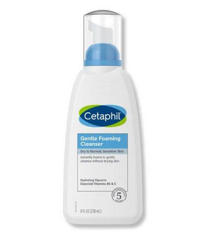 Cetaphil Gentle Foaming Cleanser Dry To Normal Sensitive Skin 236Ml - Vitamins House