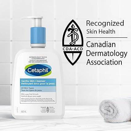 Cetaphil Gentle Skin Cleanser Face & Body For All Skin Types 500Ml - Vitamins House