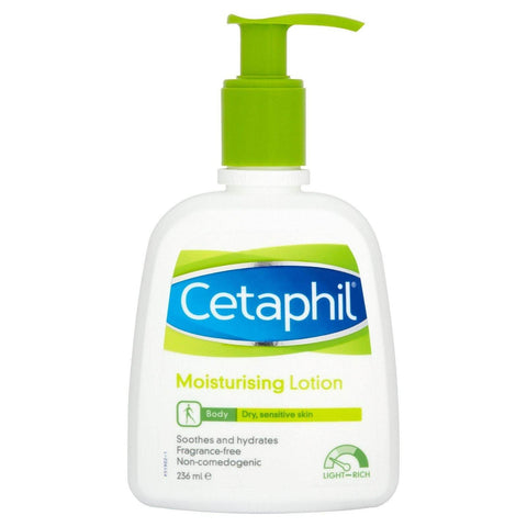 Cetaphil Moisturising Lotion Soothes And Hydrates Fragrance Free Non Comedogenic 236Ml - Vitamins House