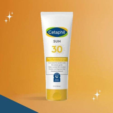 Cetaphil Sheer Mineral Sunscreen Broad Spectrum Spf 30 89Ml - Vitamins House
