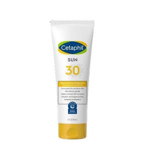 Cetaphil Sheer Mineral Sunscreen Broad Spectrum Spf 30 89Ml - Vitamins House