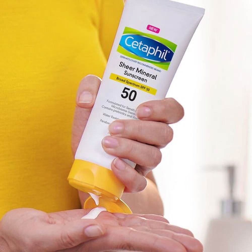 Cetaphil Sheer Mineral Sunscreen Broad Spectrum Spf 50 89Ml - Vitamins House