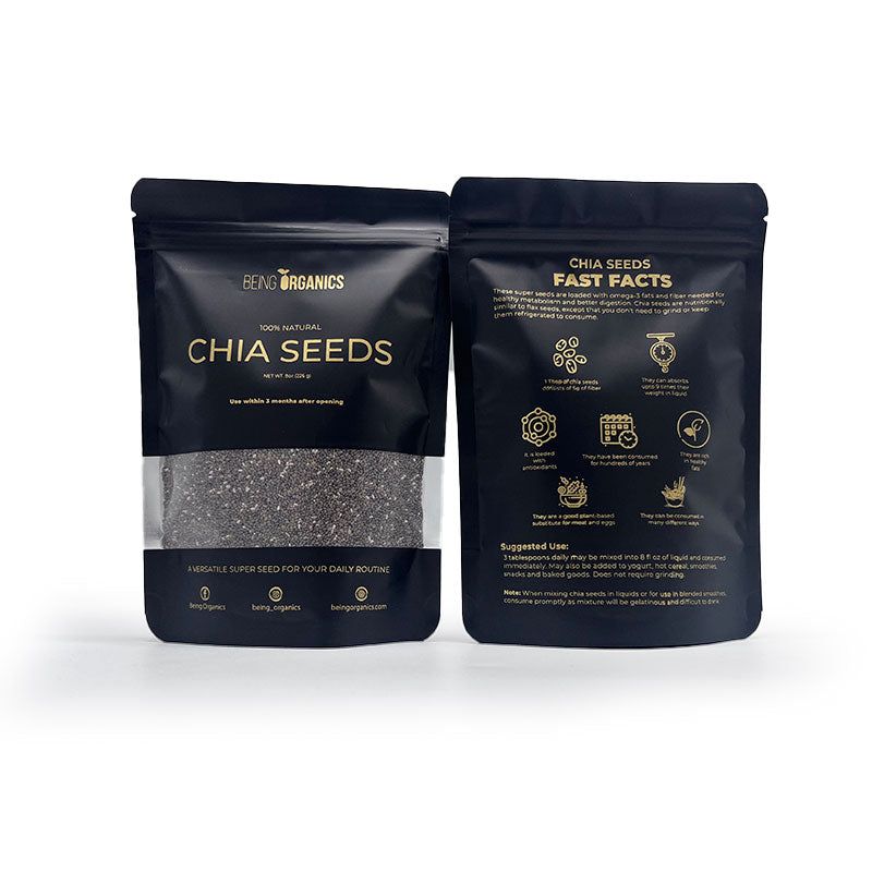 Chia Seeds In Pakistan – 100% Organic – Being Organics - Vitamins House
