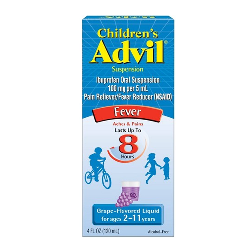 Children's Advil Liquid Suspension Fever & Pain - Vitamins House