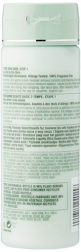 Clinique Liquid Facial Soap Extra Mild Very Dry To Dry - Vitamins House
