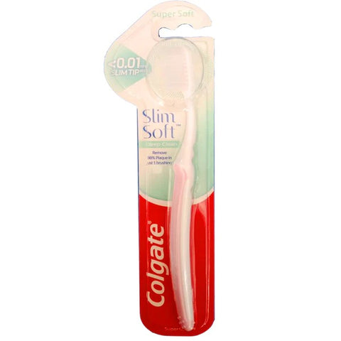 Colgate Slim Soft Deep Clean Toothbrush (Pink), 1 Ct
