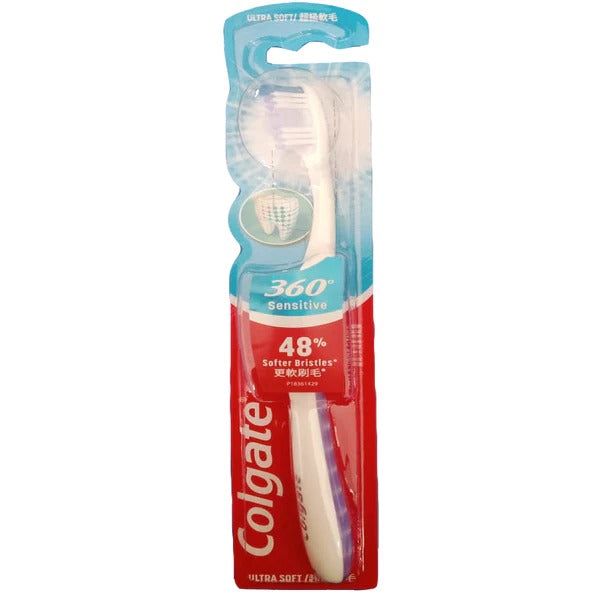 Colgate 360 Sensitive Pro-Relief Ultra Soft Toothbrush (Purple), 1 Ct - Vitamins House