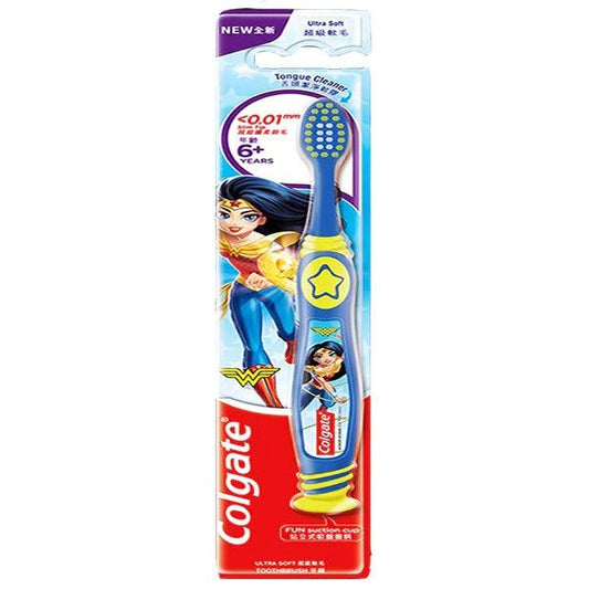 Colgate Kids Ultra Soft Wonder Woman Toothbrush (Yellow), 1 Ct - Vitamins House