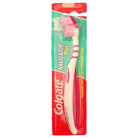 Colgate Navigator Plus Soft Toothbrush (Pink), 1 Ct - Vitamins House