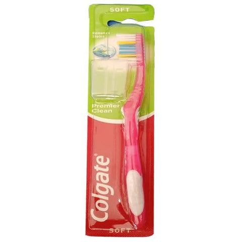 Colgate Premier Clean Soft Toothbrush (Pink), 1 Ct - Vitamins House