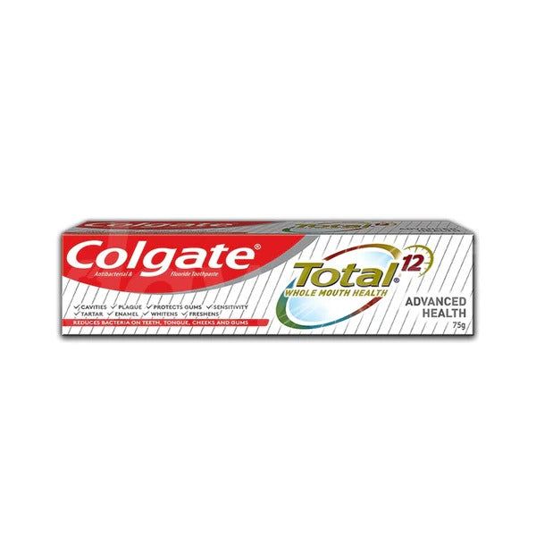 Colgate Total 12 Advanced Health Toothpaste, 75g - Vitamins House