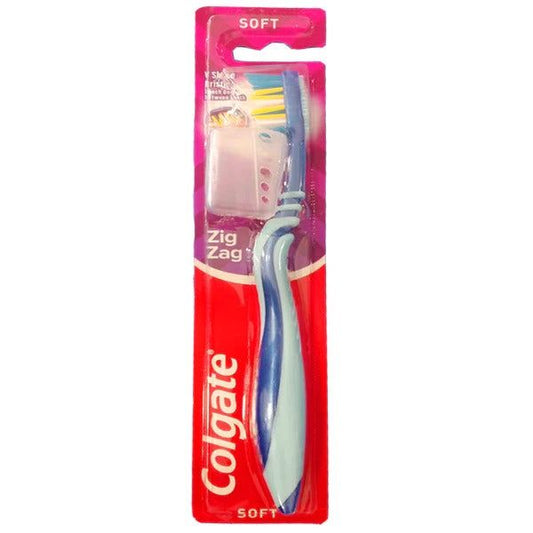 Colgate ZigZag Soft Toothbrush (Blue), 1 Ct - Vitamins House