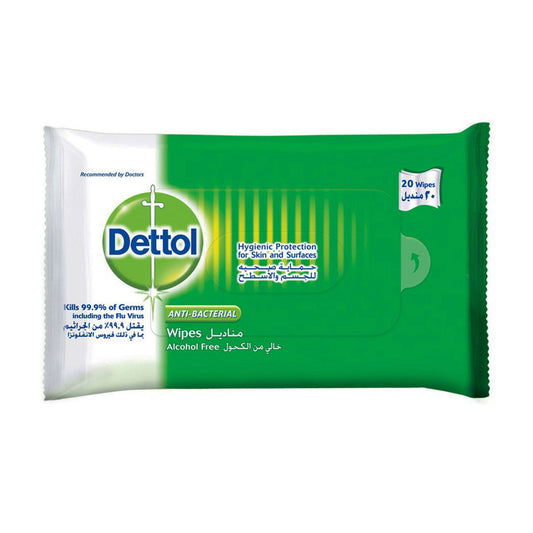 DETTOL ANTIBACTERIAL WIPES - Vitamins House