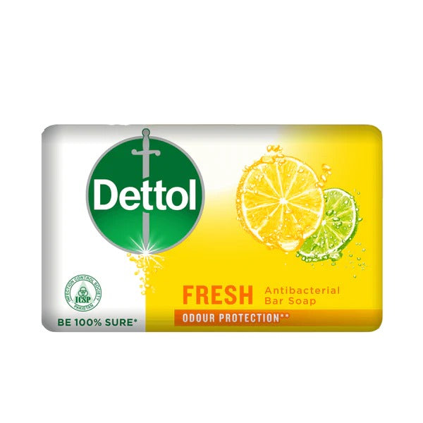 Dettol Antibacterial Fresh Soap Bar, 85g