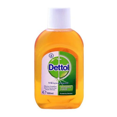 Dettol Antiseptic Liquid (Original), 100ml - Vitamins House