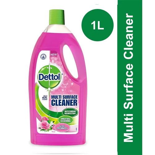 Dettol Multi Surface Cleaner, 1L - Rose - Vitamins House