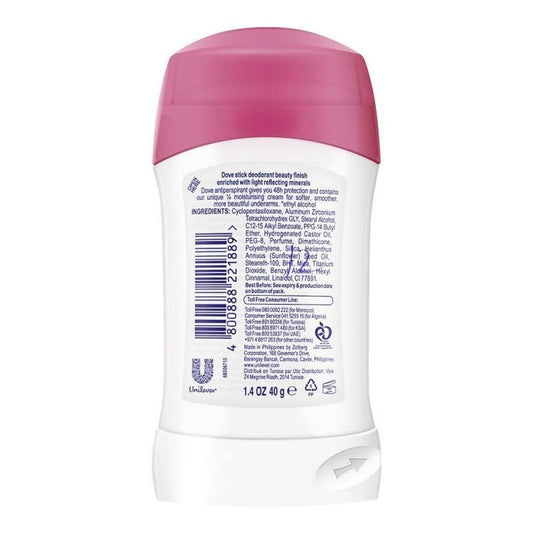 Dove Beauty Finish With Beauty Mineral 48H Anti-Perspirant Deodorant Stick, 40g - Vitamins House
