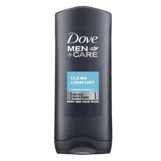 Dove Men + Care Clean Comfort Hydrating Body + Face Wash, 400ml - Vitamins House