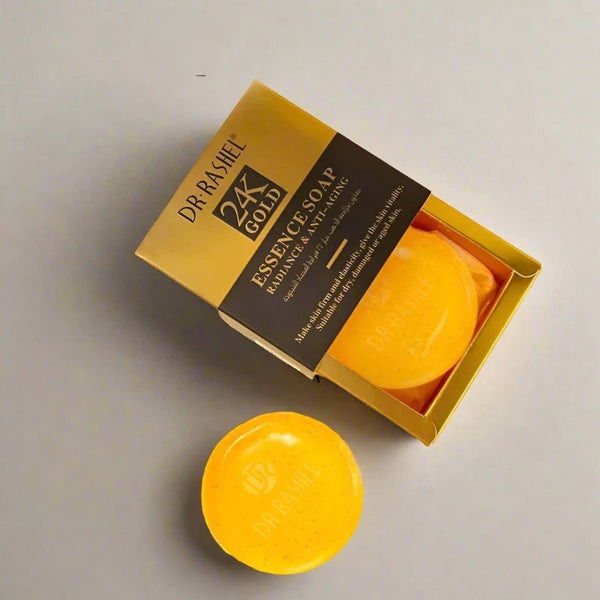 Dr.Rashel 24K Gold Radiance & Anti Aging Essence Soap - 100gms - Vitamins House