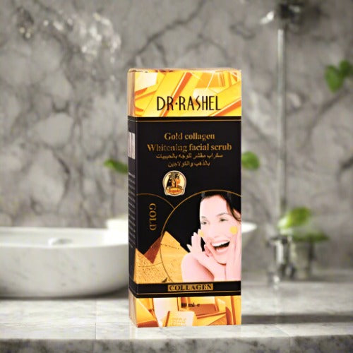 Dr.Rashel 24K Gold Whitening Scrub 200Ml - Vitamins House