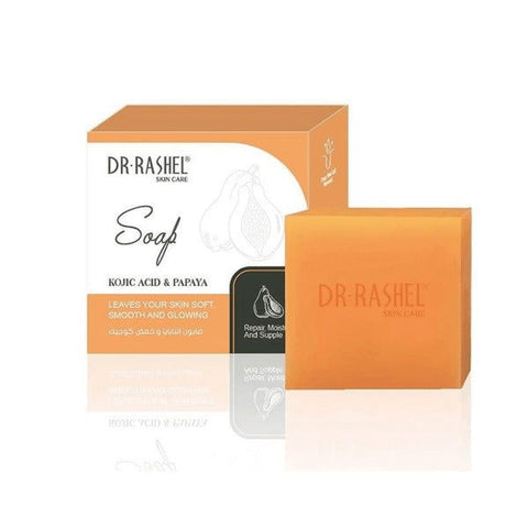 Dr.Rashel Kojic Acid And Papaya Soap for skin soft and glowing - Vitamins House